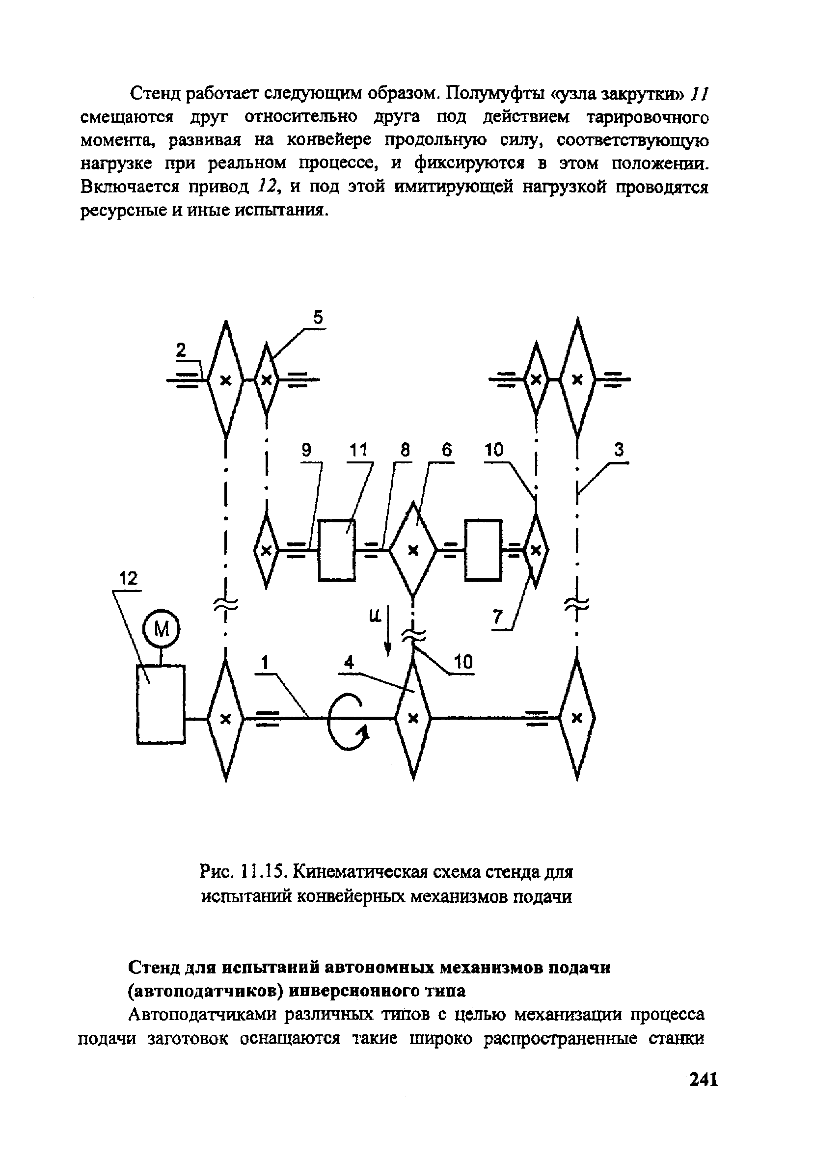 Кинематическая схема привода конвейера