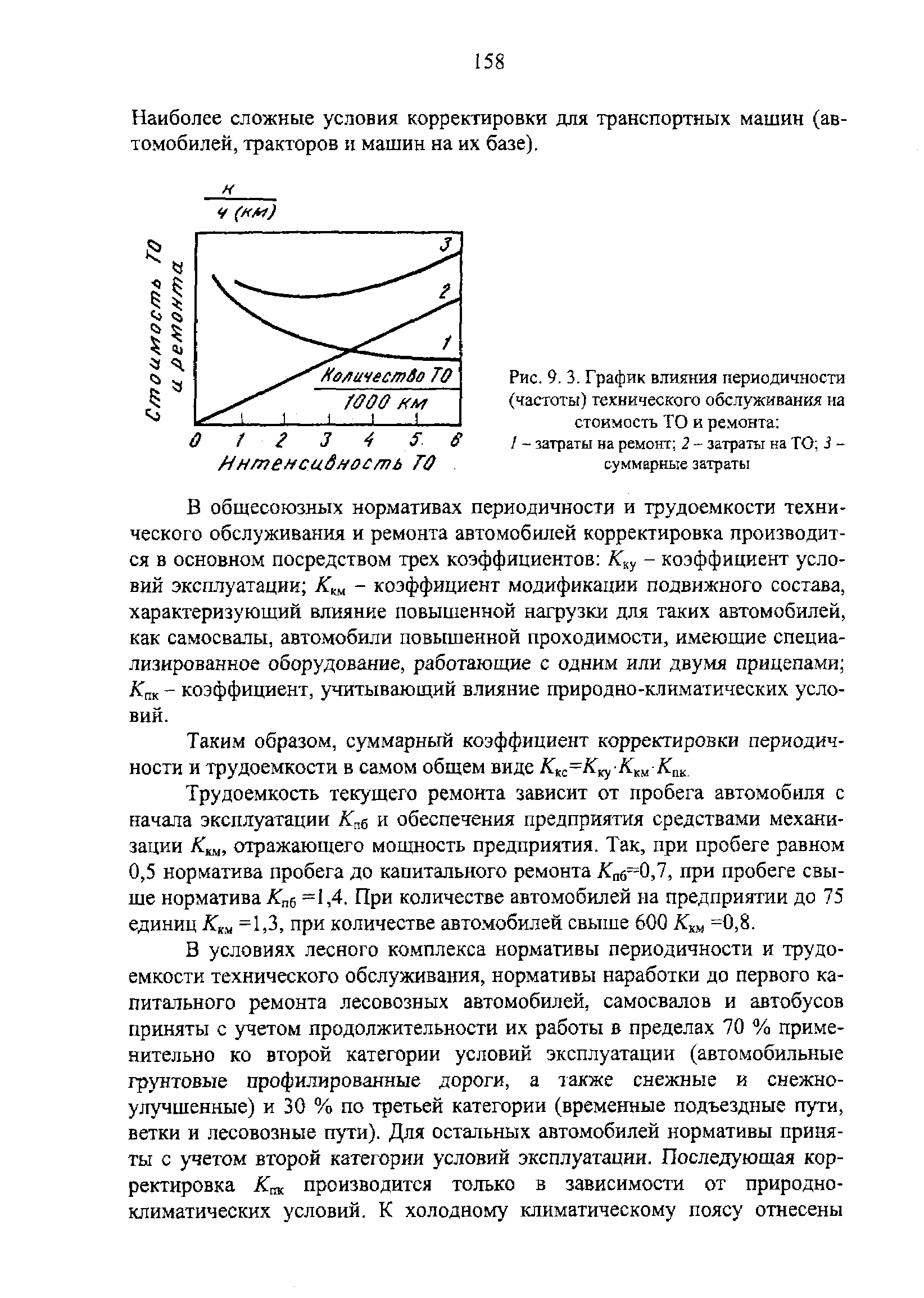 Коэффициент модификации подвижного состава. Коэффициент корректировки от условий эксплуатации. Коэффициент, учитывающий затраты на ремонт. Коэффициент учитывающий категорию условий эксплуатации.