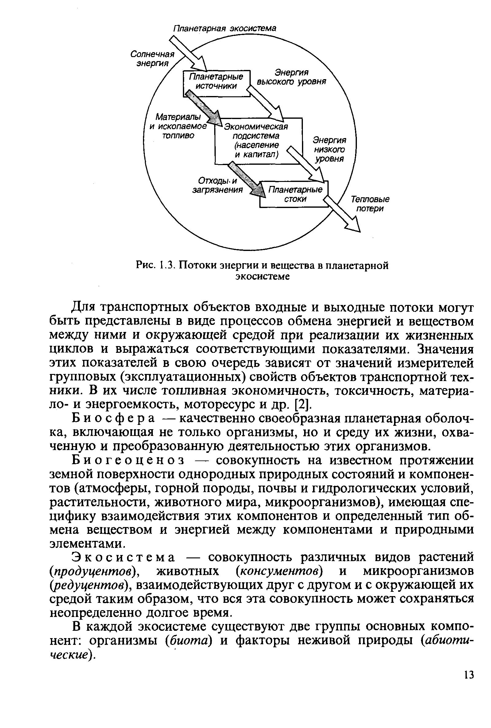 Изобразите в виде схемы потоки энергии в экосистемах