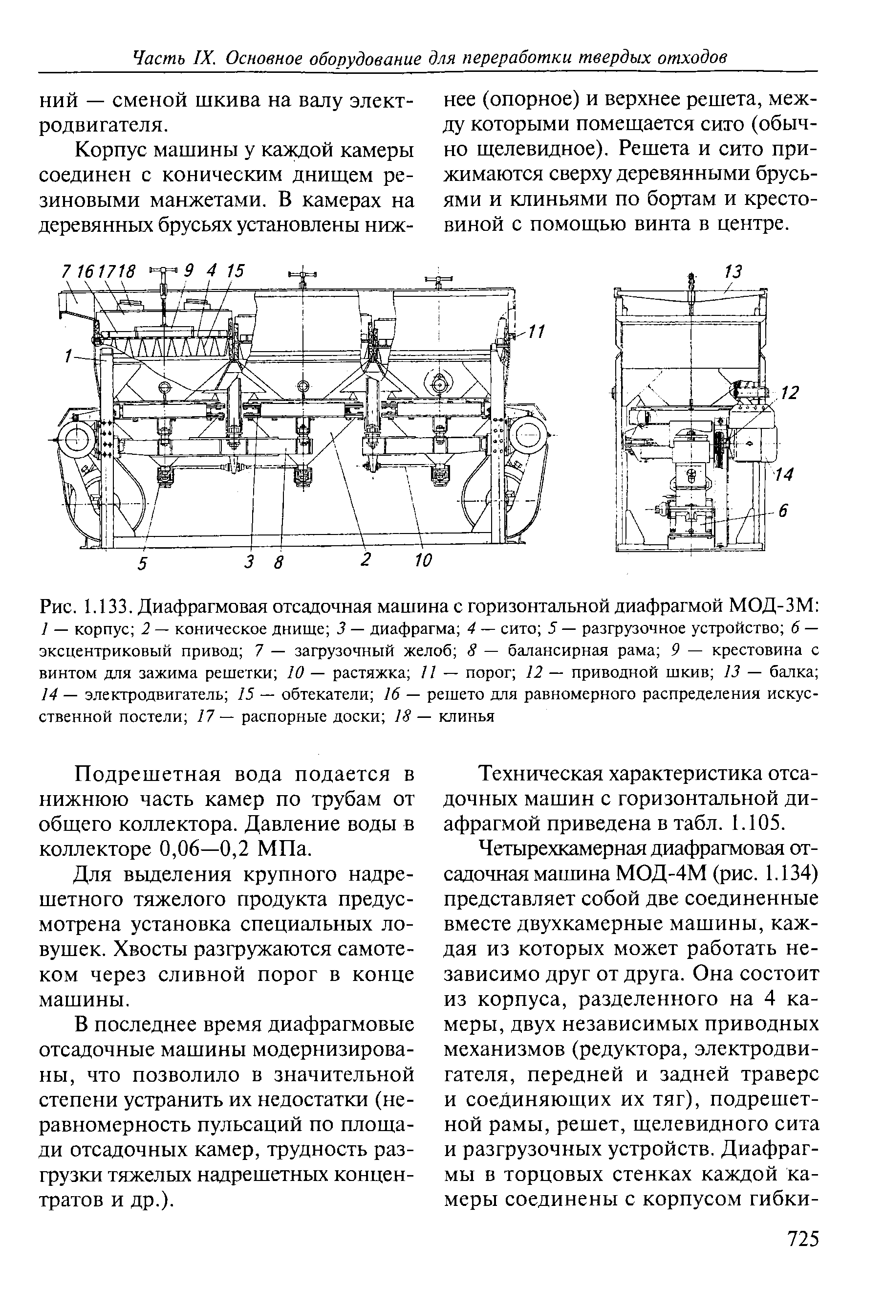 Диафрагмовая отсадочная машина