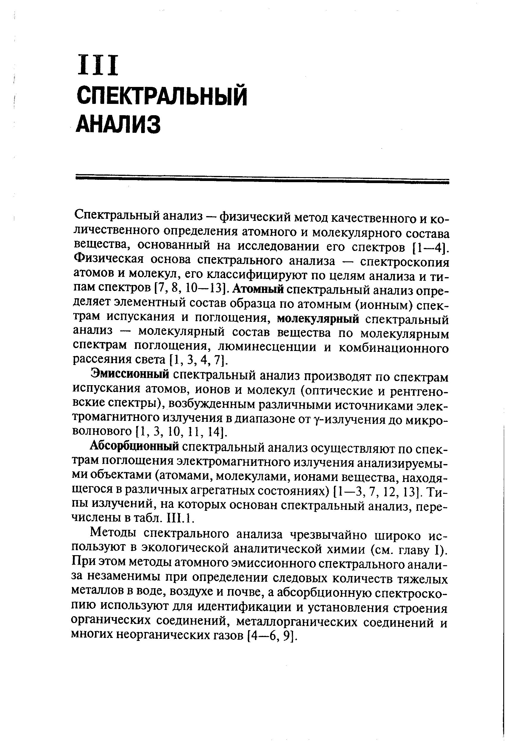 Абсорбционный метод спектрального анализа