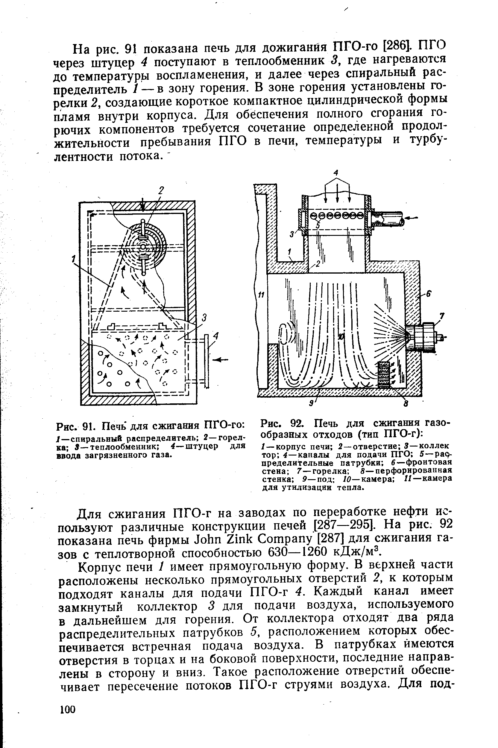  для сжигания газообразных отходов (тип ПГО-г)