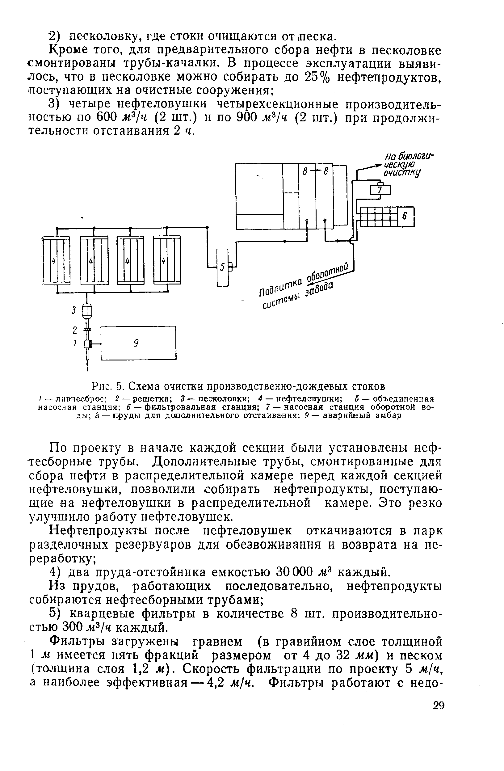 Характеристика стоков животноводческих комплексов схемы очистки