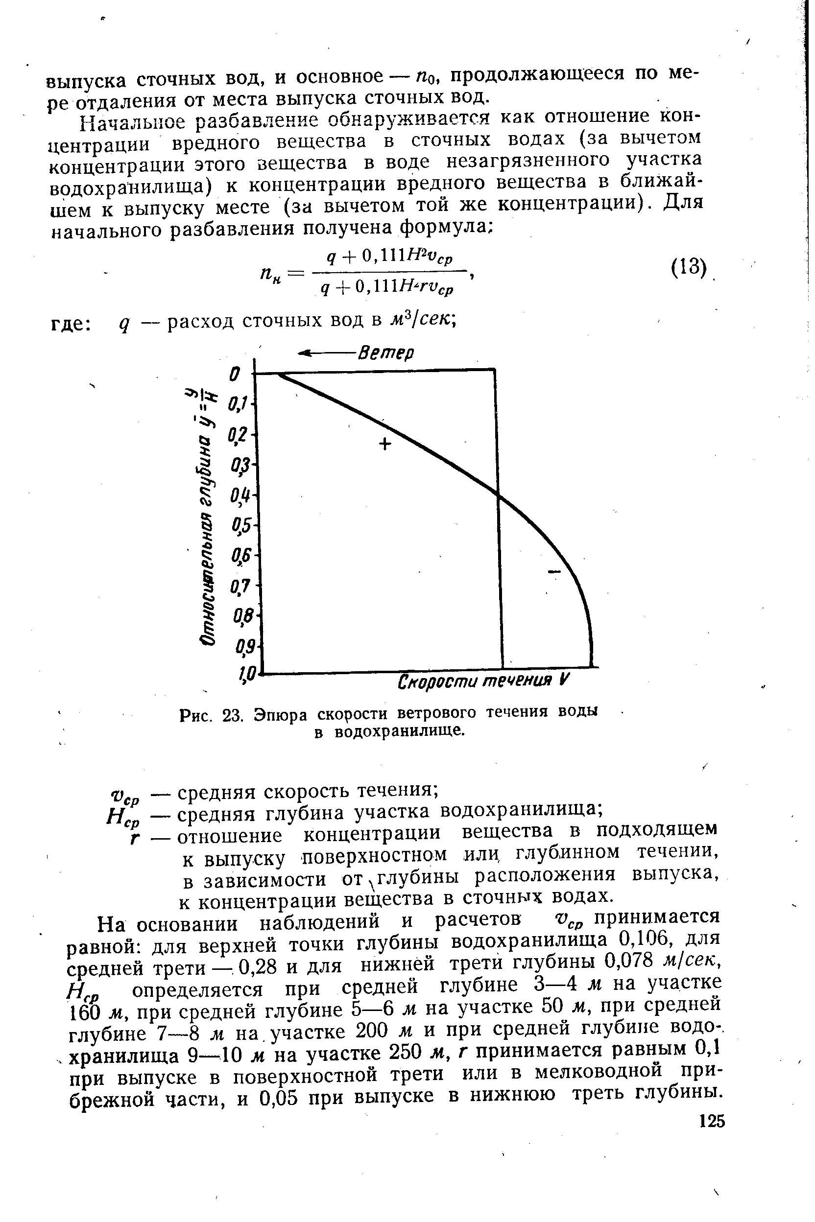 Зависимость течения