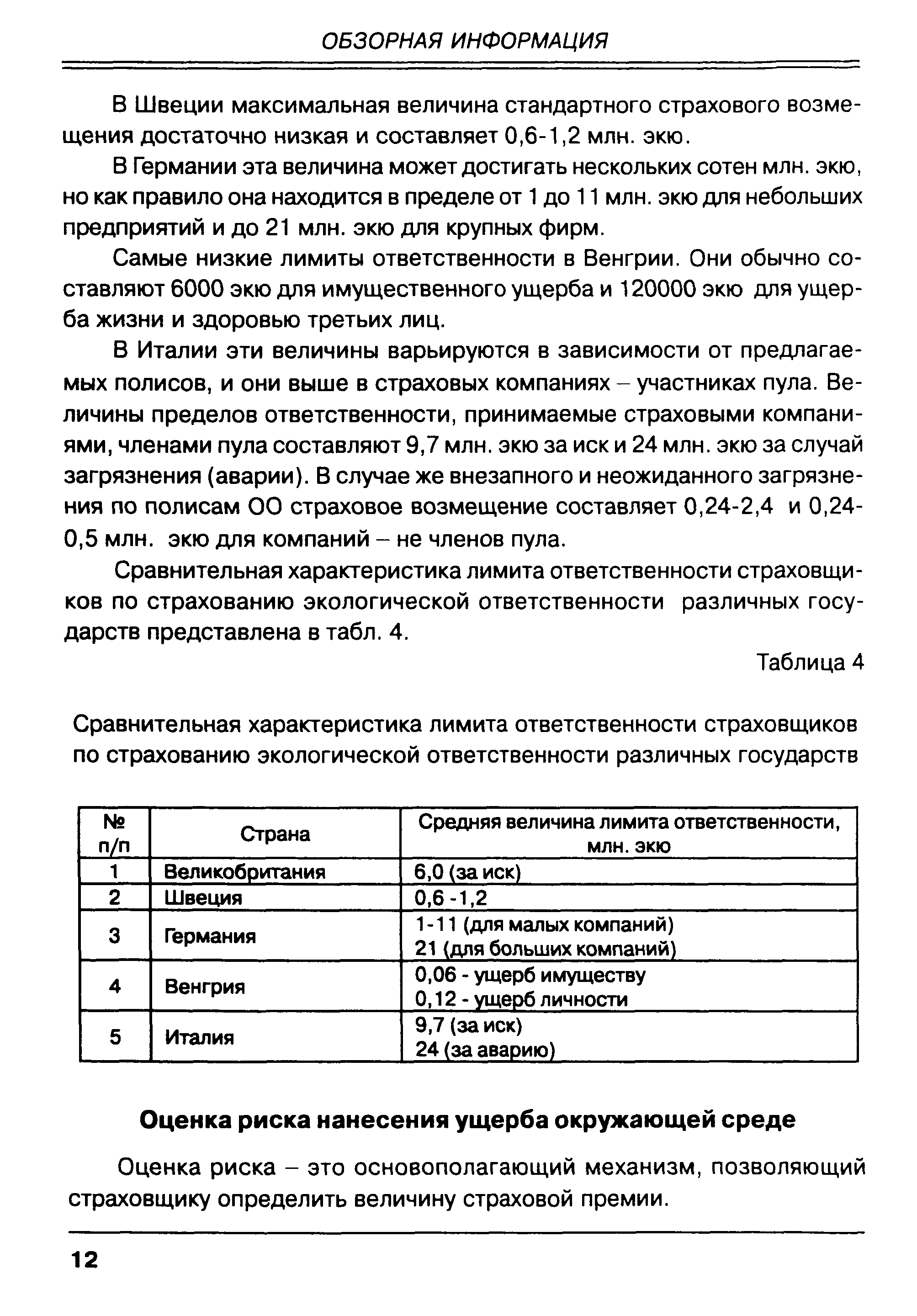 Лимит ответственности каско