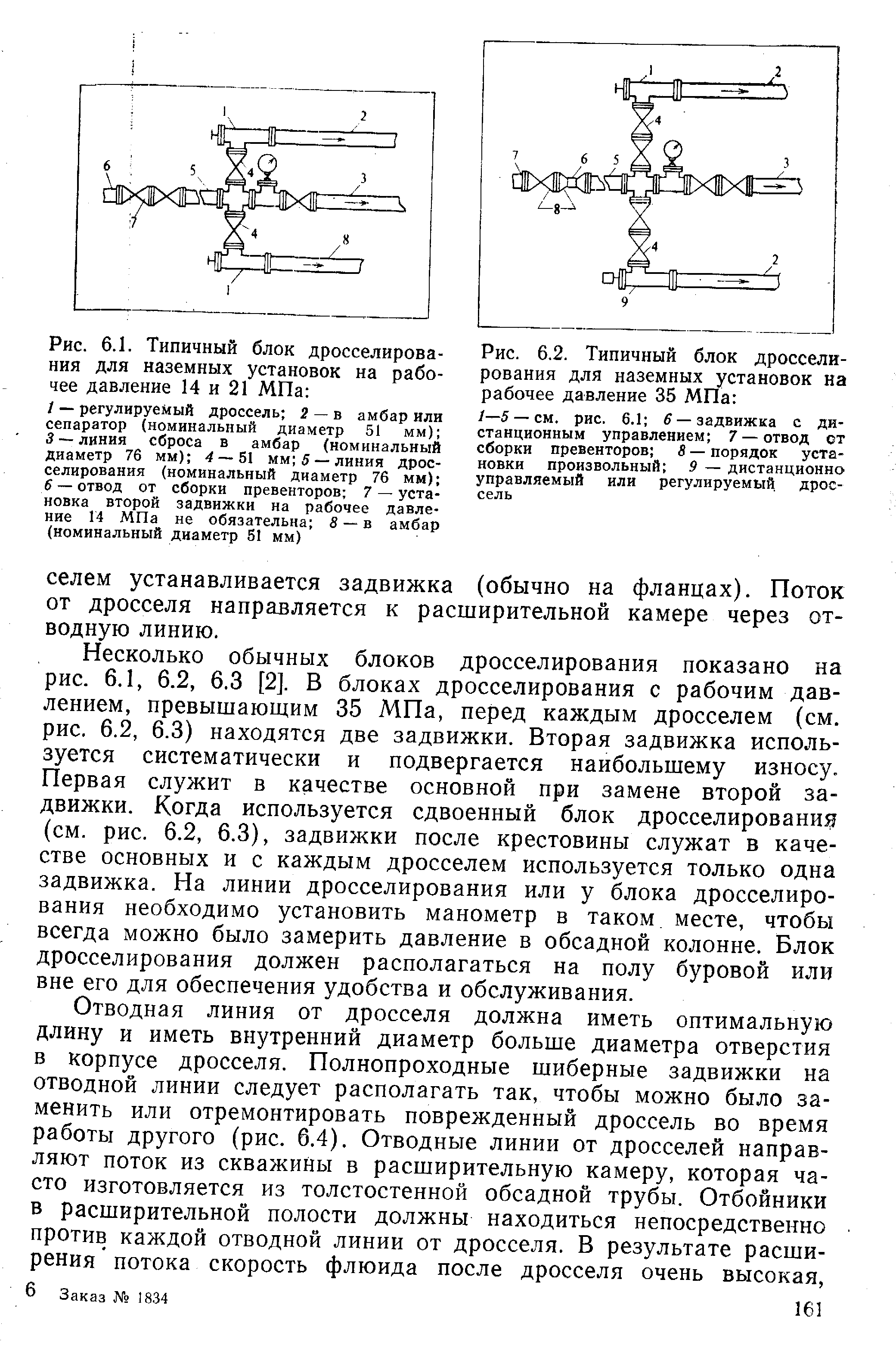 Схема блока дросселирования