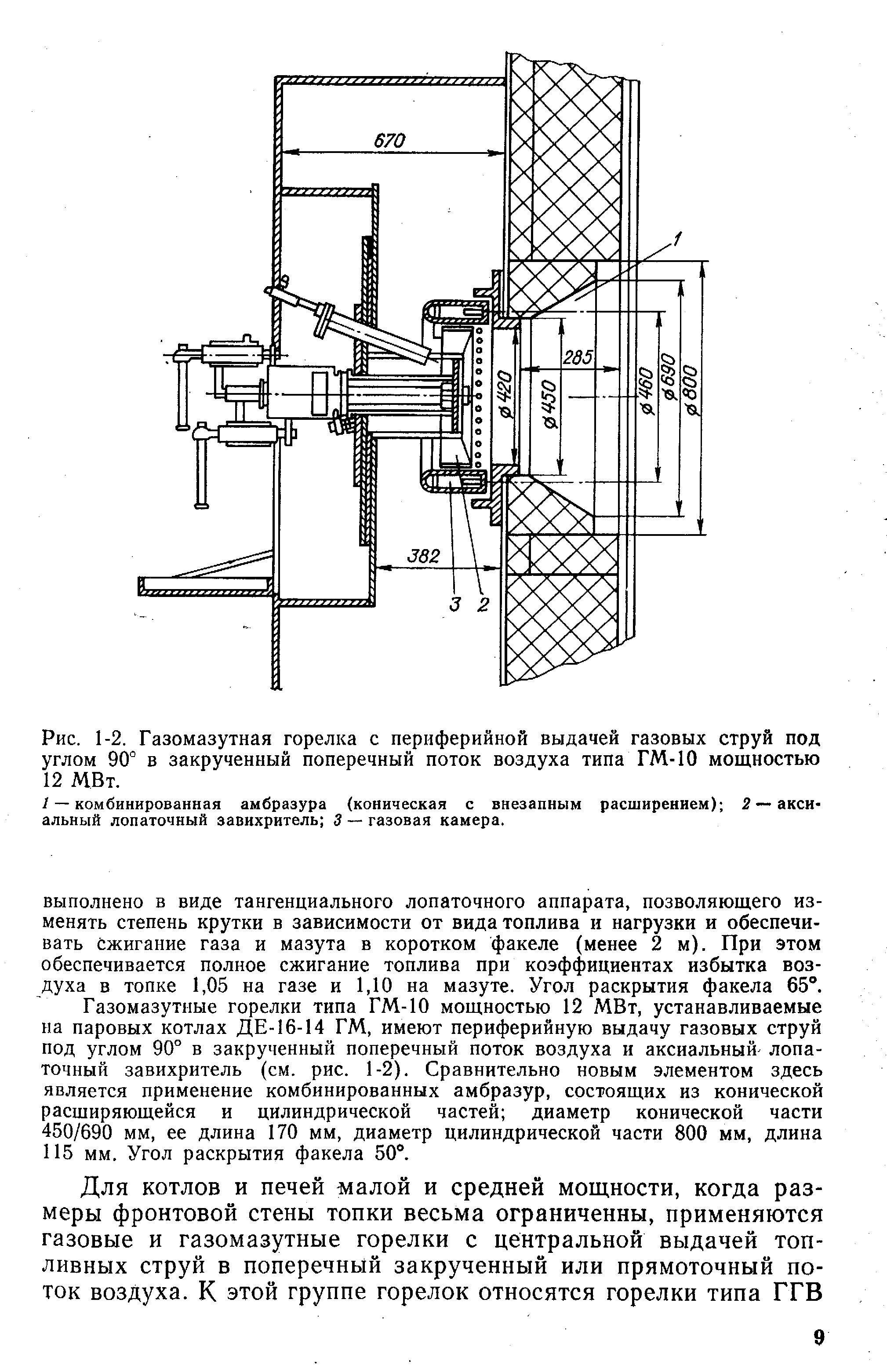 Горелка гм 7 чертеж