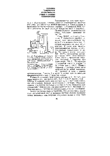 Принципиальная технологическая схема установки термического обезвреживания стоков, разработанная ВНИИнефтехимом и Ленгипрогазом