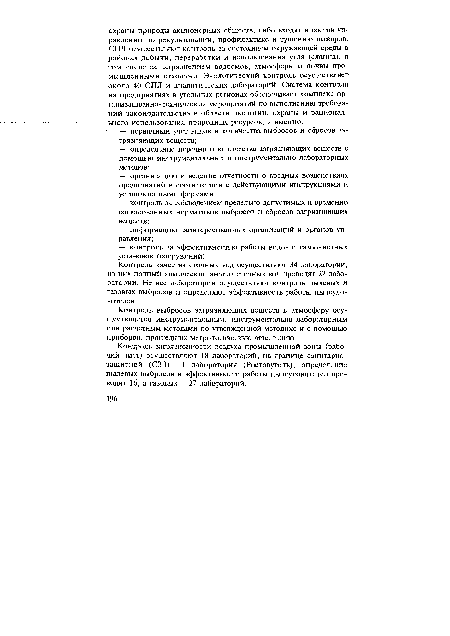 Контроль выбросов загрязняющих веществ в атмосферу осуществляется инструментальным, инструментально-лабораторным или расчетным методами по утвержденной методике и с помощью приборов, прошедших метрологическую аттестацию.