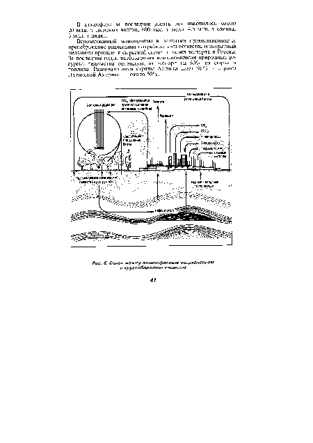 Связь между атмосферным загрязнением и кругооборотом веществ