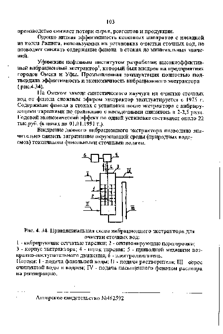 Принципиальная схема вибрационного экстрактора для