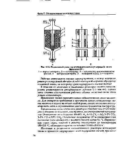 Радиальный реактор конверсии оксида углерода |а и его