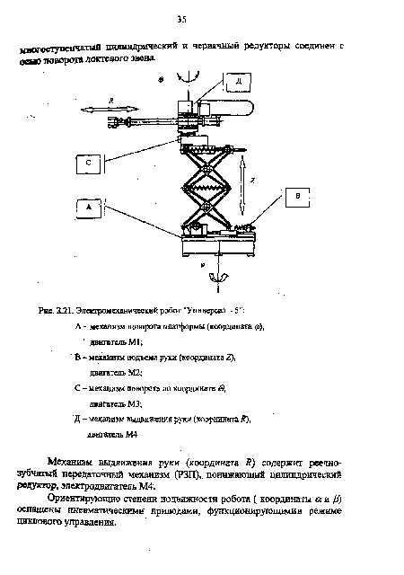 Электромеханический робот "Универсал - 5"