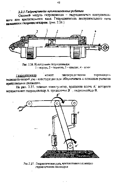 Гидравлический цилиндр схема