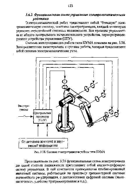 Система электроприводов робога типа ПУМА