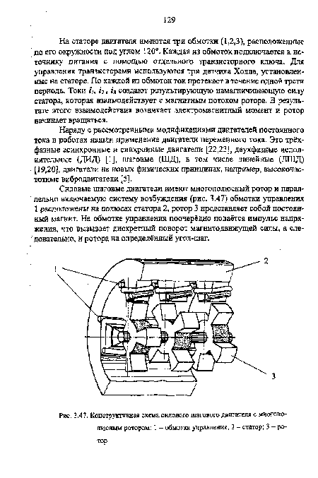 Параметры шагового двигателя