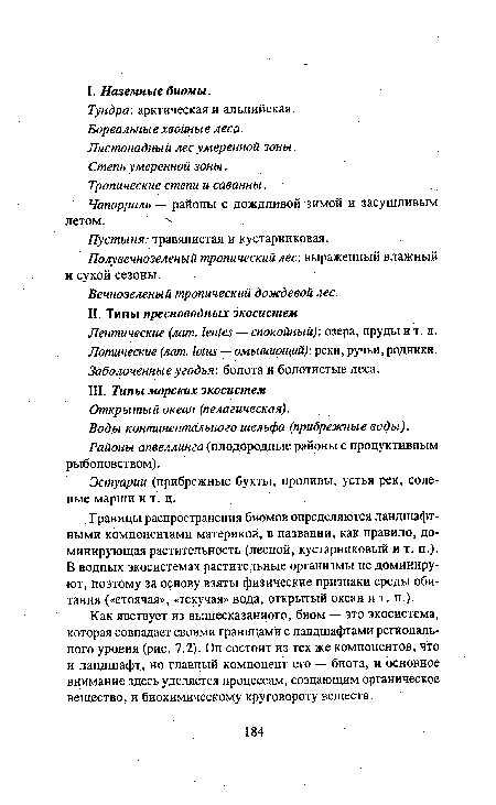 Листопадный лес умеренной зоны.