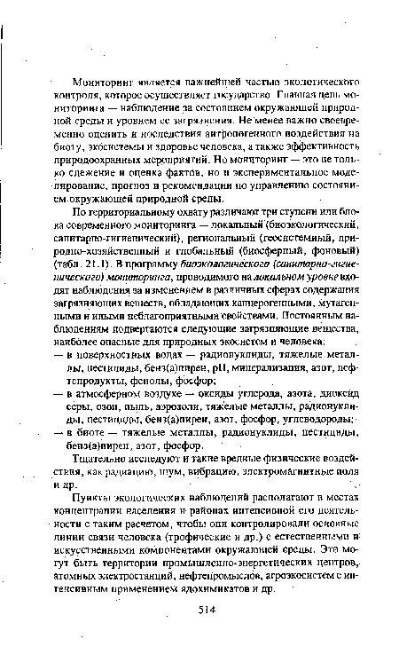 Тщательно исследуют и такие вредные физические воздействия, как радиацию, шум, вибрацию, электромагнитные поля и др.