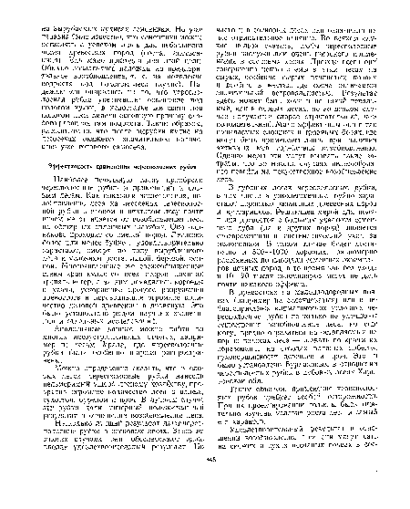 Таким образом, применение чересполосных рубок требует особой осторожности. При их проектировании должны быть тщательно изучены условия роста леса и самый его характер.