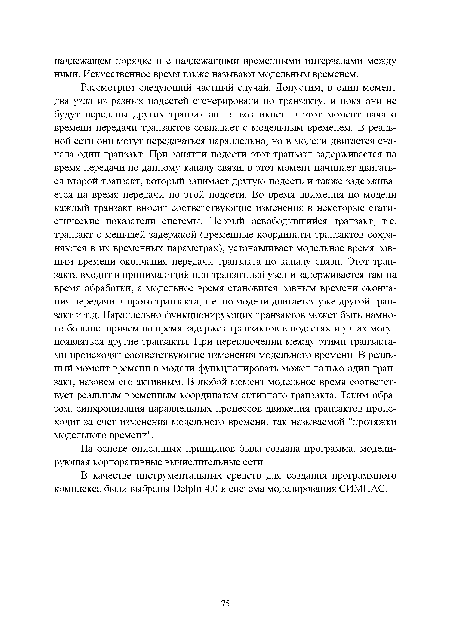 На основе описанных принципов была создана программа, моделирующая корпоративные вычислительные сети.