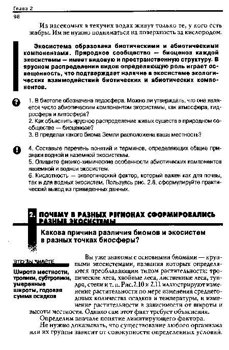 Не нужно доказывать, что существование любого организма или их группы зависит от совокупности определенных условий.