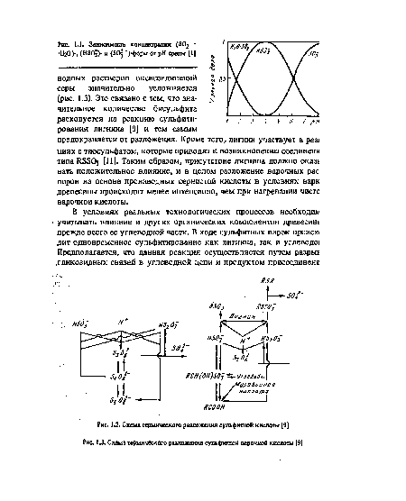 Схема термического разложения сульфитной кислоты [9]