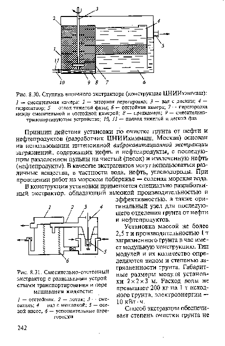 Ступень ящичного экстрактора (конструкция ЦНИИхиммаш)