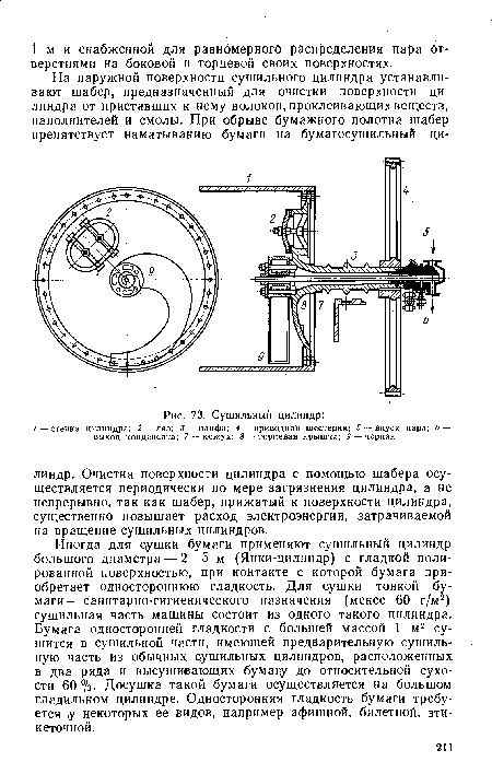 Сушильный цилиндр бумагоделательной машины