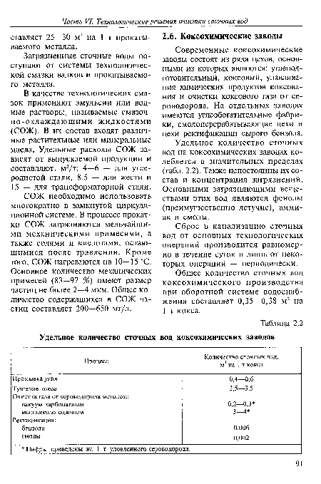 Загрязненные сточные воды поступают от системы технологической смазки валков и прокатываемого металла.