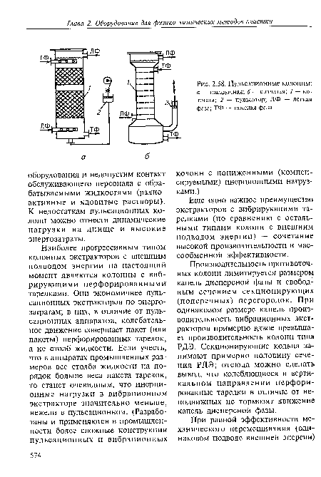 Пульсационные колонны