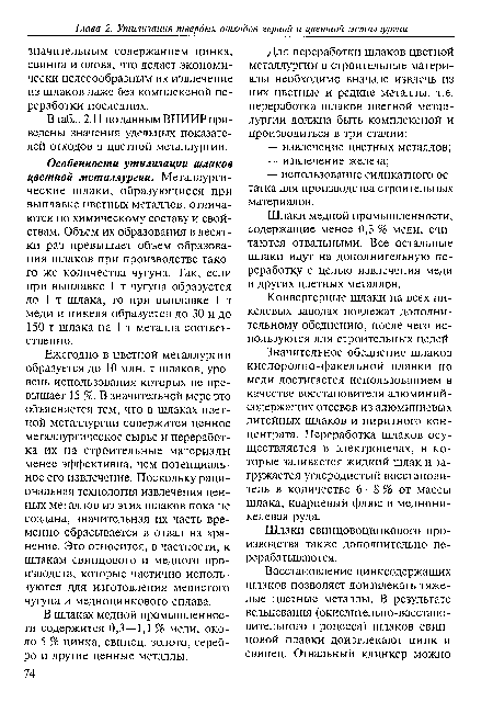 Значительное обеднение шлаков кислородно-факельной плавки по меди достигается использованием в качестве восстановителя алюминий-содержащих отсевов из алюминиевых литейных шлаков и пиритного концентрата. Переработка шлаков осуществляется в электропечах, в которые заливается жидкий шлак и загружается углеродистый восстановитель в количестве 6—8 % от массы шлака, кварцевый флюс и медноникелевая руда.