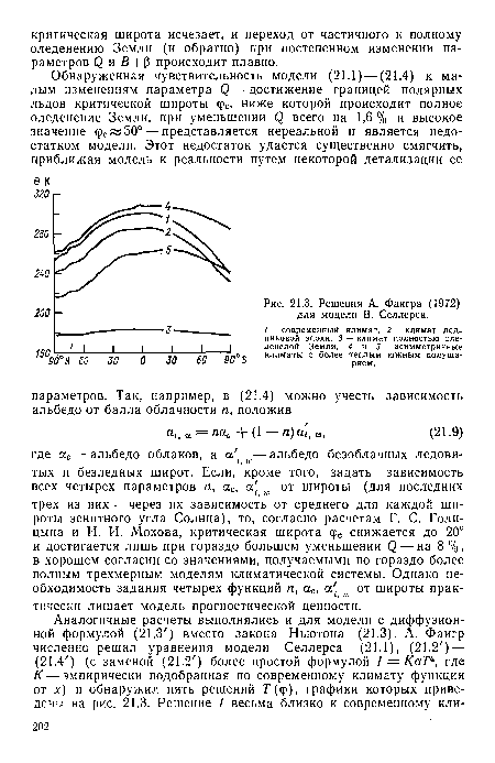 Решения А. Фаигра (1972) для модели В. Селлерса.