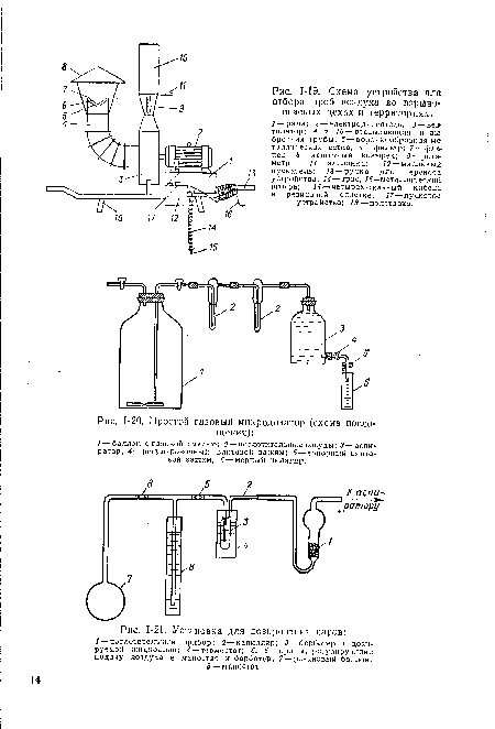 Простой газовый микродозатор (схема поглощения)