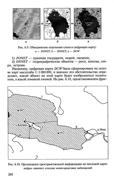 Объединение отдельных слоев в цифровую карту