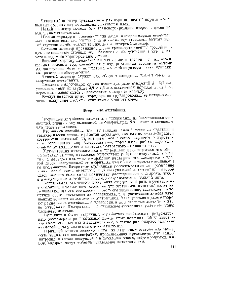 Причиной выноса активного ила из вторичных отстойников может быть также его концентрация, превышающая предельную для данной нагрузки, а также поступление в аэротенки масел, нефтепродуктов, жиров, которые могут вызвать всплывание активного ила.