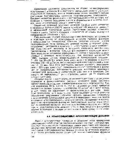 Обработка суспензий кормовых дрожжей Candida scotti хитозаном в количестве 0,003—0,0003 % массы культуральной жидкости приводит к эффективной флокуляции клеток. Применение реагента позволяет повысить выход целевого продукта и отказаться от стадии повторного сепарирования (Тесленко и др.).