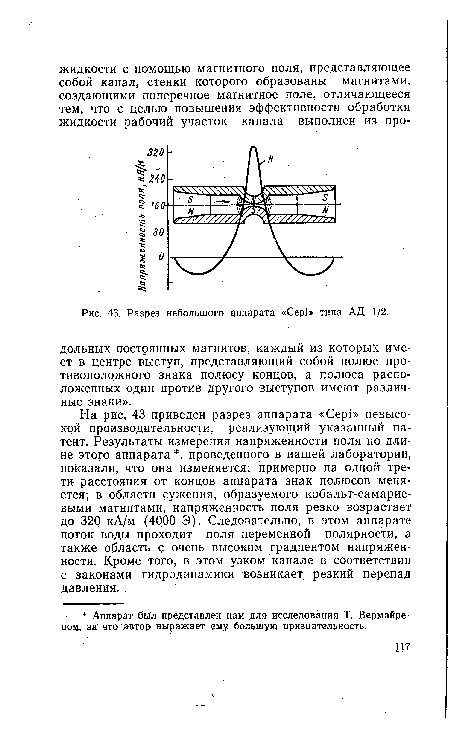 Разрез небольшого аппарата «СерЬ типа АД 1/2.