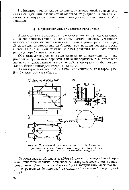 Поплавковый доватор системы ‘В. В. Хованского