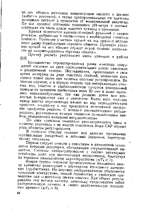 По этим причинам’ смесители рассматриваются здесь в качестве реакторов и во многих описанных ниже САР играют роль объектов регулирования.