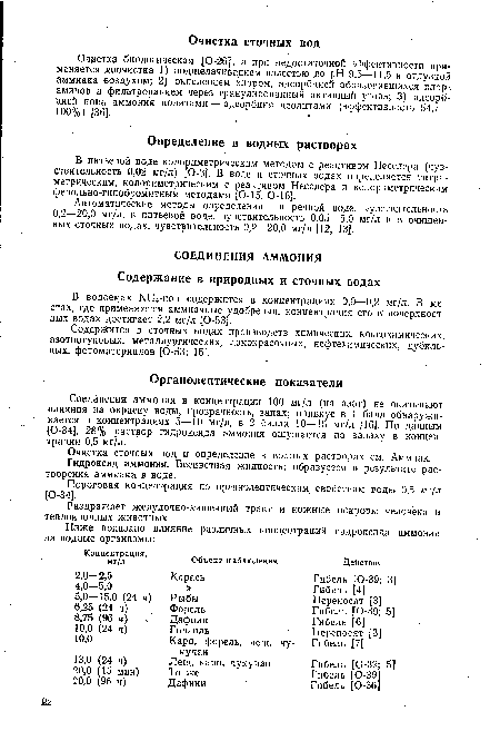 Автоматические методы определения — в речной воде, чувствительность 0,2—20,0 мг/л, в питьевой воде, чувствительность 0,05—5,0 мг/л и в очищенных сточных водах, чувствительность 0,2—20,0 мг/л [12, 13].