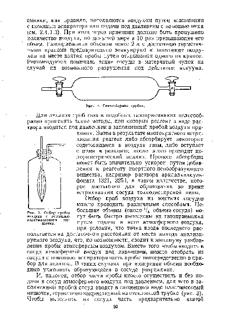 Газозаборная трубка.