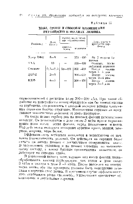 ДОЗЫ, СРОКИ И СПОСОБЫ ПРИМЕНЕНИЯ ГЕРБИЦИДОВ В ПОСЕВАХ ЛЮПИНА