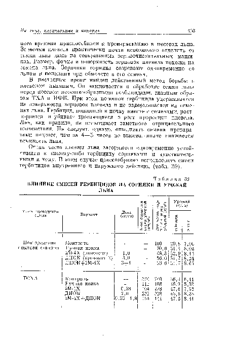 ВЛИЯНИЕ СМЕСЕЙ ГЕРБИЦИДОВ НА СОРНЯКИ И УРОЖАЙ