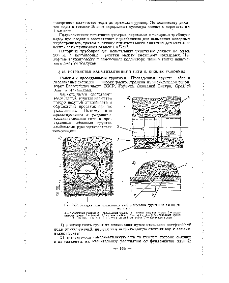 Укладка канализационных труб в лёссовых грунтах на дренирующем слое