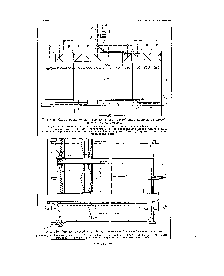 Схема расположения горизонтальных отстойников пропускной способностью 160 000 м3!сутки