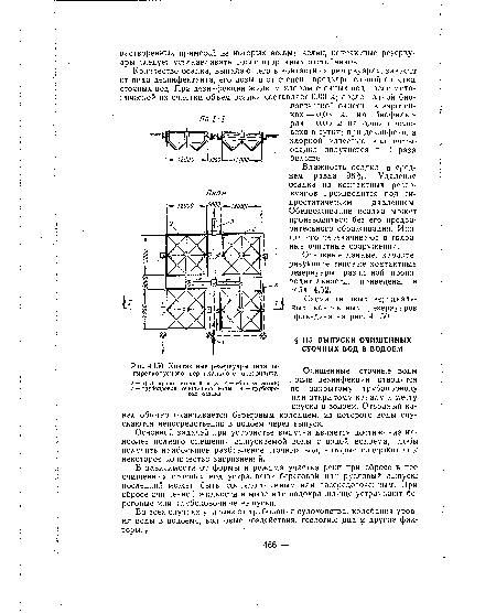Контактные резервуары типа четырехконусного вертикального отстойника