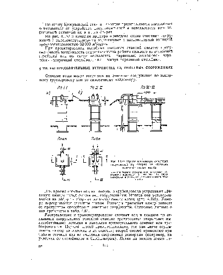 Приемная камера очистных сооружений на опорах из сборных железобетонных колец