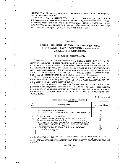 Проектирование, строительство и эксплуатация систем местной канализации производятся с соблюдением общих основных положений, изложенных в предыцущих главах курса.