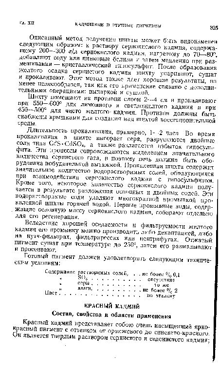 Красный кадмий представляет собою очень насыщенный ярко-красный пигмент с оттенком от оранжевого до синевато-красного.