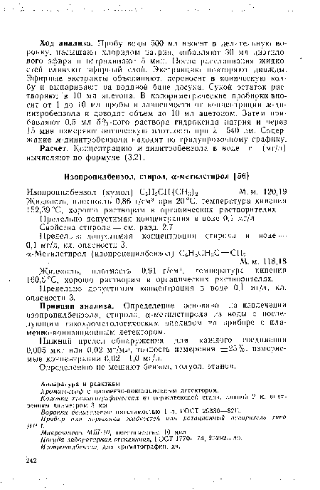 Предельно допустимая концентрация в воде 0,1 мг/л.